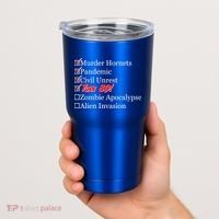 Funny Birthday In Quarantine Checklist 80th Birthday Tumbler thumb 2