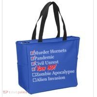 Funny Birthday In Quarantine Checklist 80th Birthday Tote Bag thumb 2