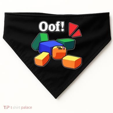 Funny Blox Noob Gamer Funny USA-Made Doggie Bandana