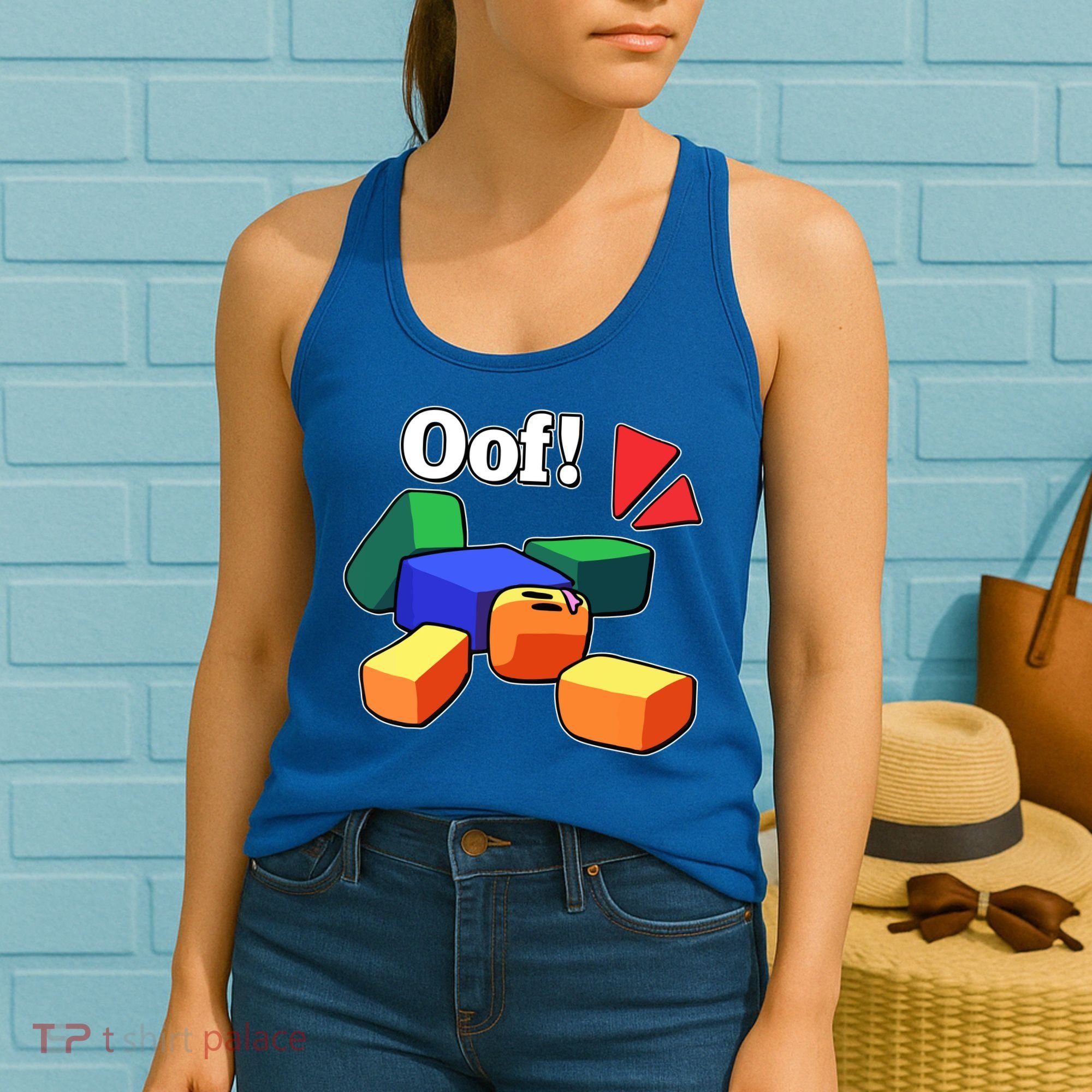Funny Blox Noob Gamer Funny Women's Tank Top