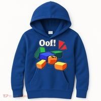 Funny Blox Noob Gamer Funny Kids Hoodie thumb 0