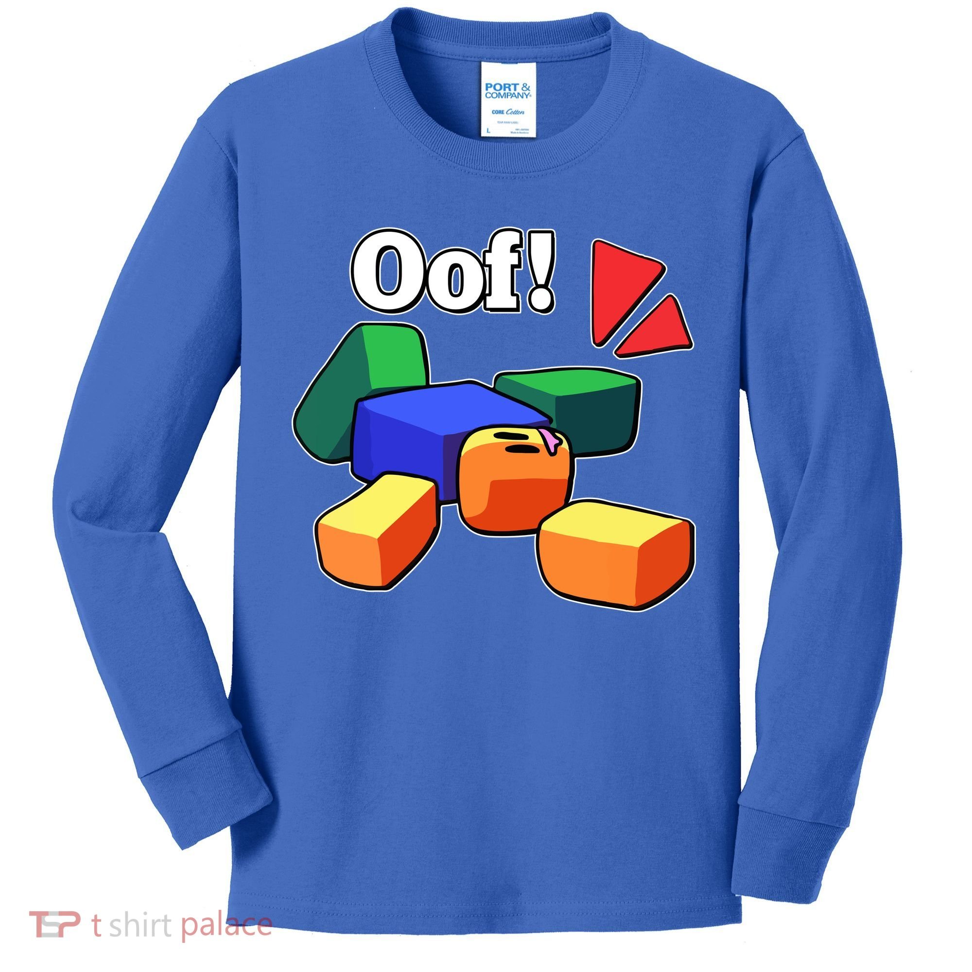 Funny Blox Noob Gamer Funny Kids Long Sleeve Shirt