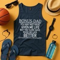 Funny Bonus-Dad Tank Top thumb 4