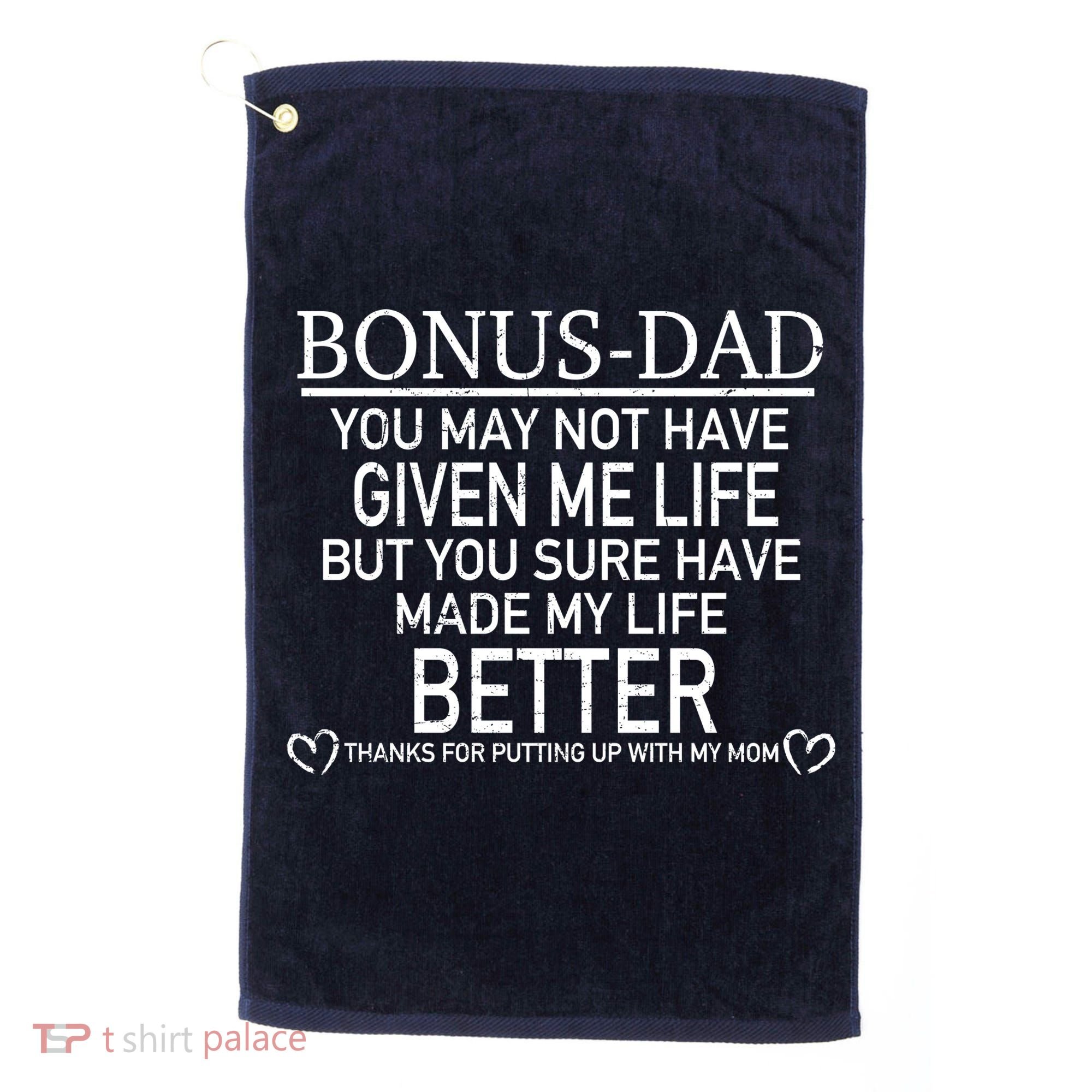 Funny Bonus-Dad Golf Towel