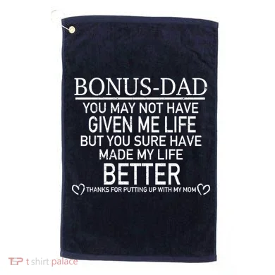 Funny Bonus-Dad Golf Towel