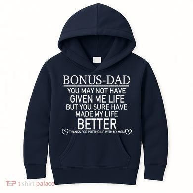Funny Bonus-Dad Kids Hoodie