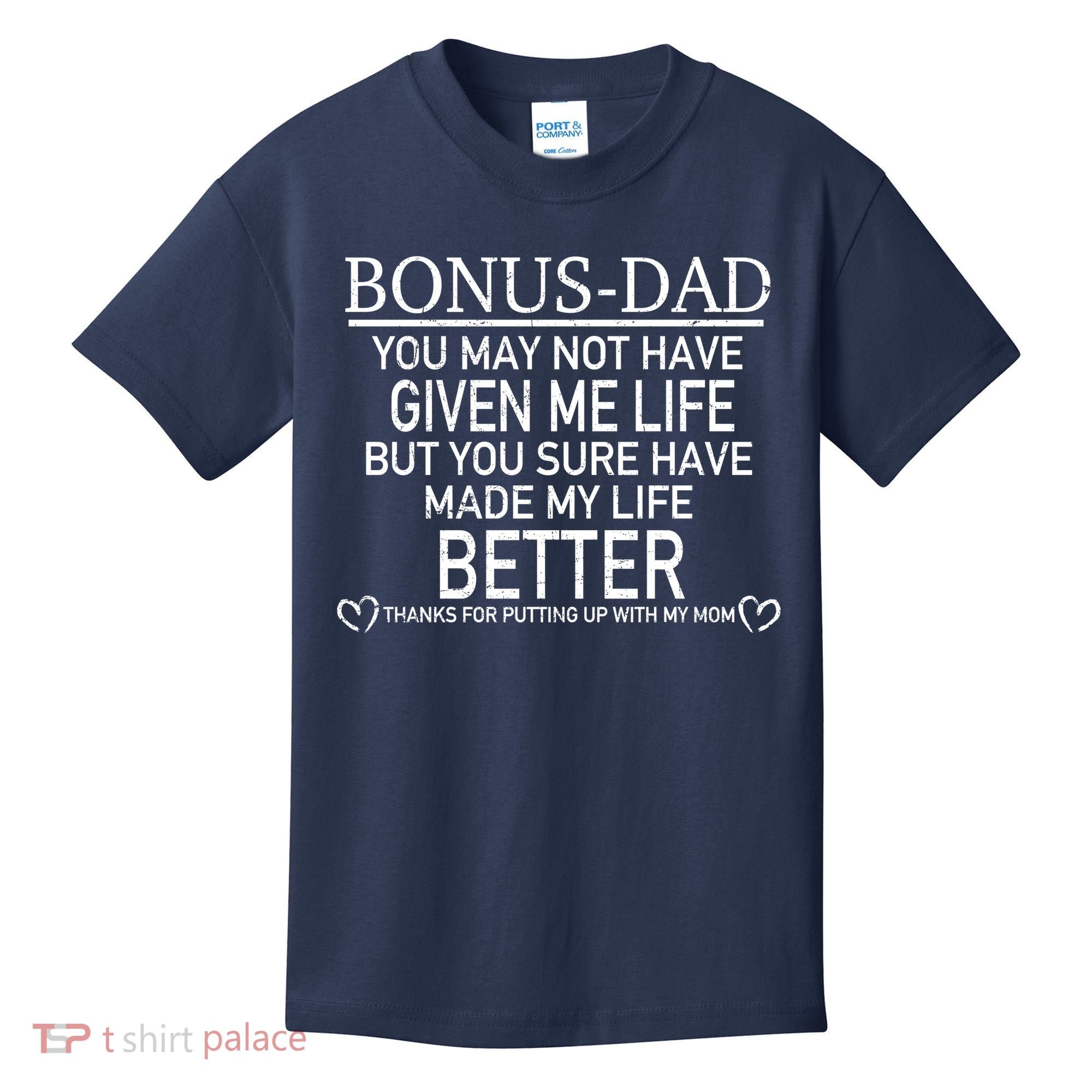 Funny Bonus-Dad Kids T-Shirt