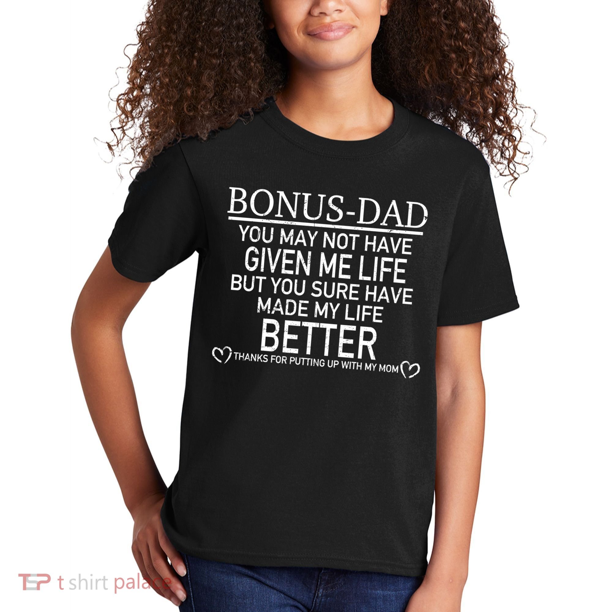 Funny Bonus-Dad Kids T-Shirt