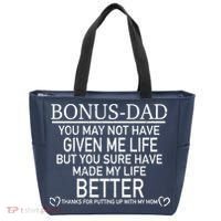 Funny Bonus-Dad Tote Bag thumb 0