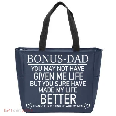 Funny Bonus-Dad Tote Bag