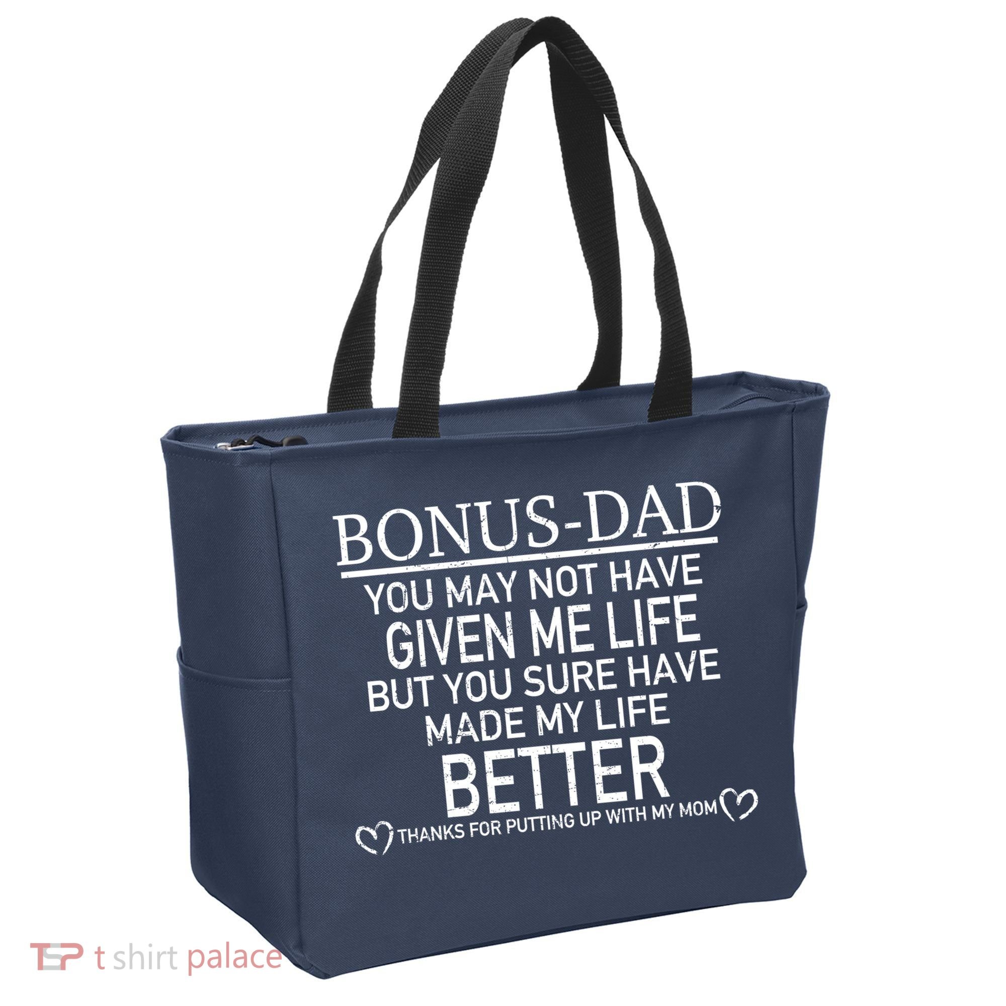 Funny Bonus-Dad Tote Bag