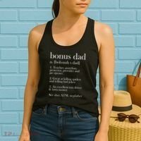 Funny Bonus Dad Definition Women's Tank Top thumb 2