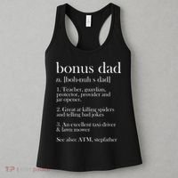Funny Bonus Dad Definition Women's Tank Top thumb 3