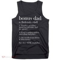 Funny Bonus Dad Definition Tank Top thumb 0