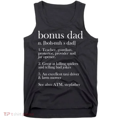 Funny Bonus Dad Definition Tank Top