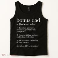 Funny Bonus Dad Definition Tank Top thumb 2