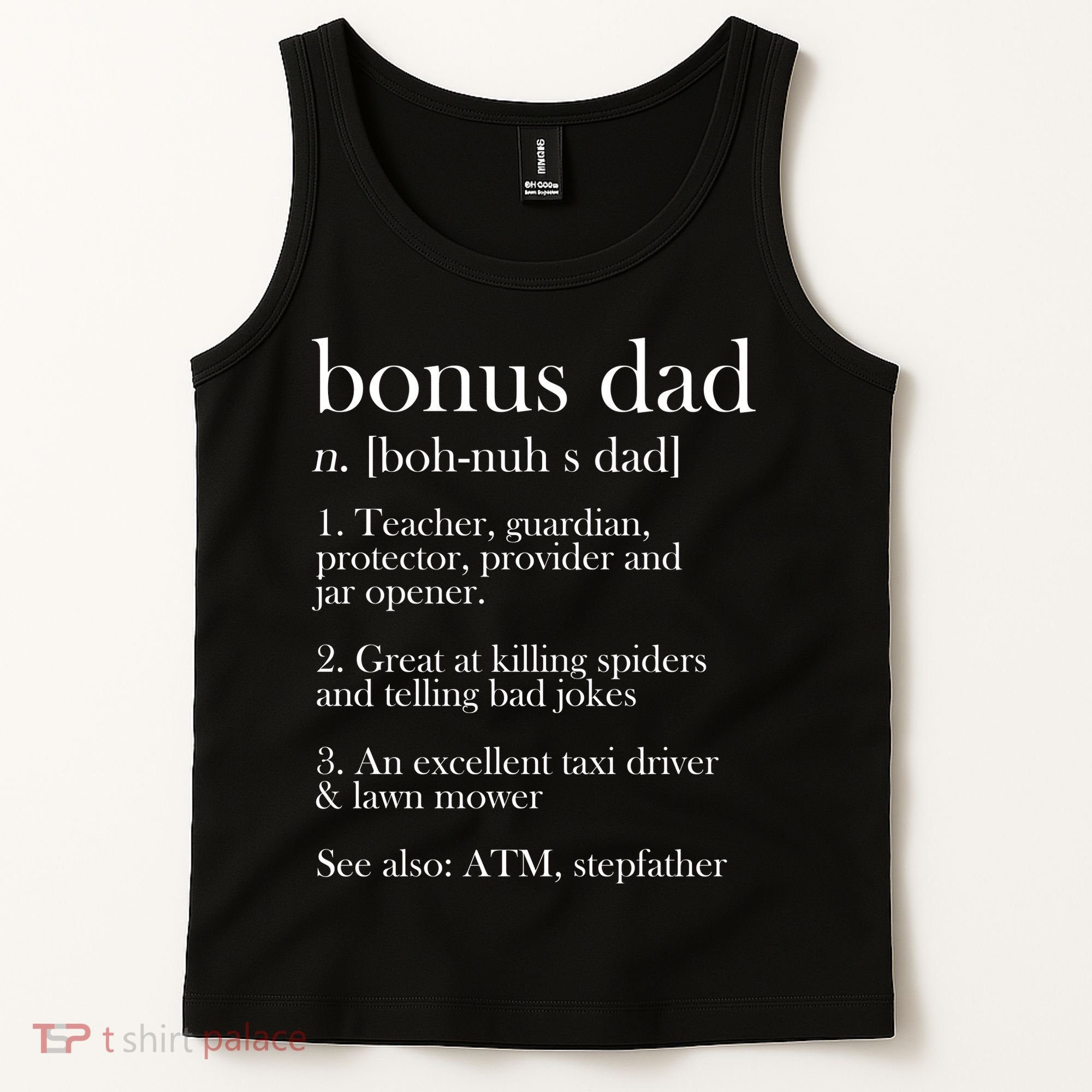 Funny Bonus Dad Definition Tank Top
