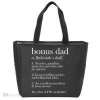 Funny Bonus Dad Definition Tote Bag thumb 0