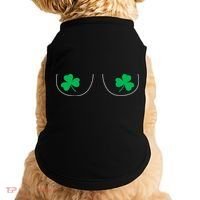 Funny Boob Novelty Shamrocks Doggie Tank thumb 0