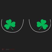 Funny Boob Novelty Shamrocks Beanie thumb 2