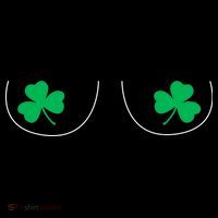 Funny Boob Novelty Shamrocks Mousepad thumb 1