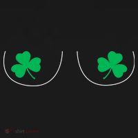 Funny Boob Novelty Shamrocks Ornament thumb 1