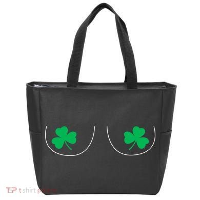 Funny Boob Novelty Shamrocks Bag