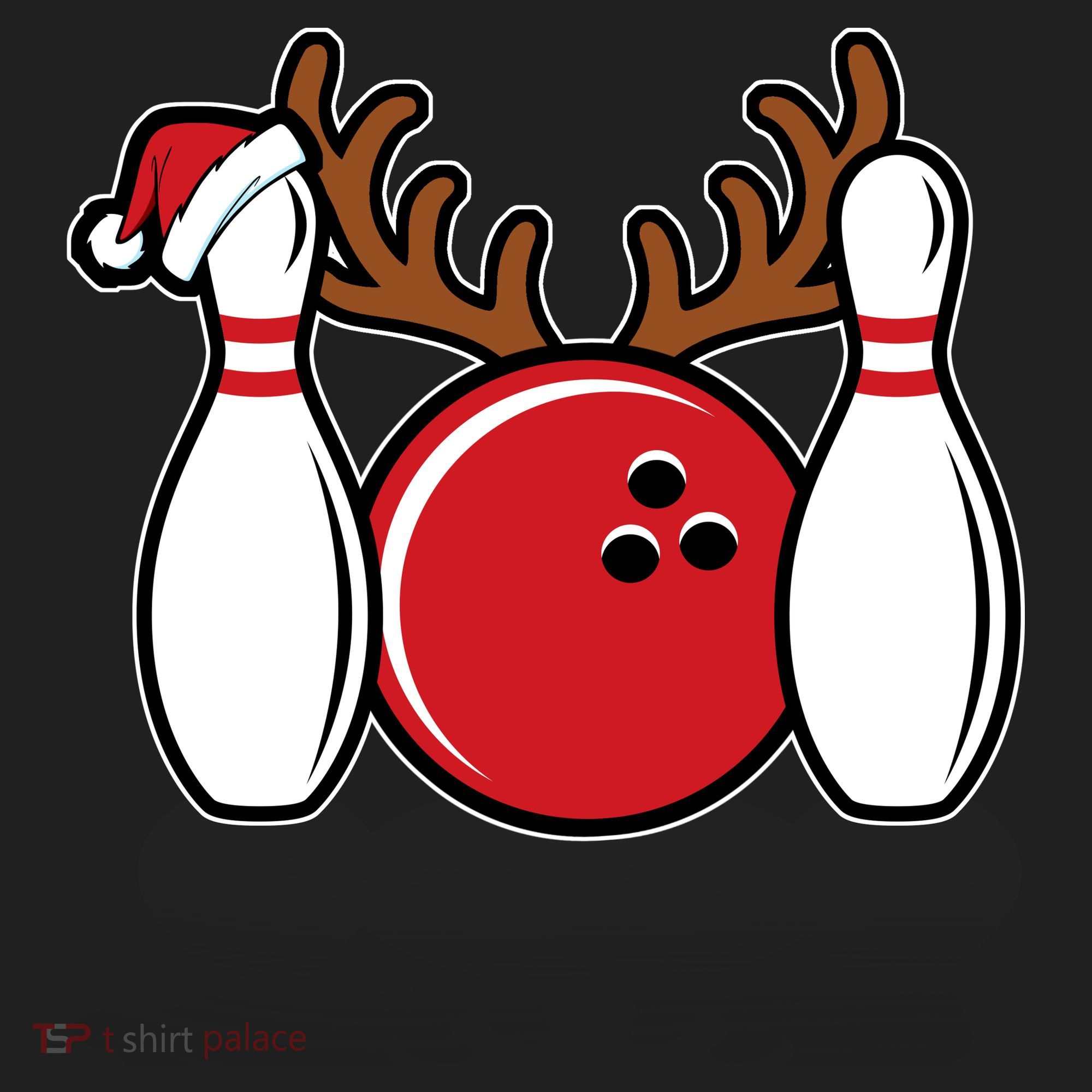 Funny Bowling Christmas Women's Sweatshirt