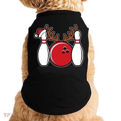 Funny Bowling Christmas Doggie Tank