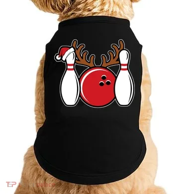 Funny Bowling Christmas Doggie Tank