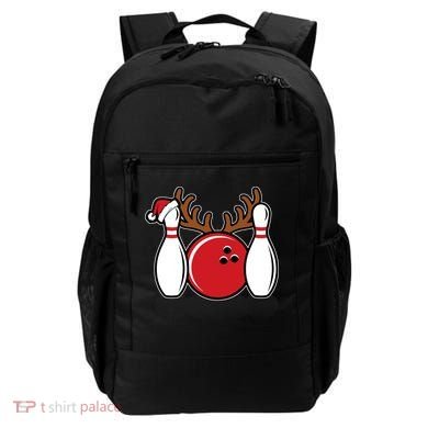 Funny Bowling Christmas Backpack