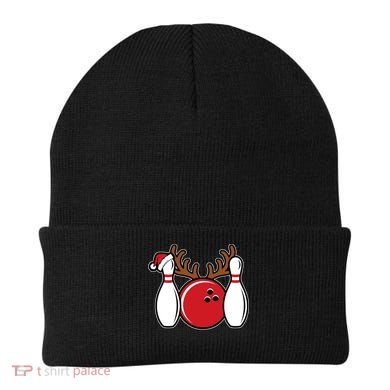 Funny Bowling Christmas Beanie