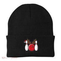 Funny Bowling Christmas Beanie thumb 0