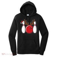 Funny Bowling Christmas Women's Hoodie thumb 0