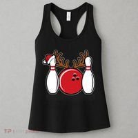 Funny Bowling Christmas Women's Tank Top thumb 3