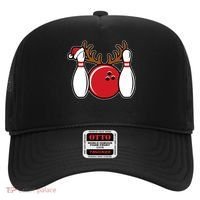 Funny Bowling Christmas Hat thumb 0