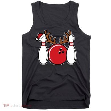 Funny Bowling Christmas Tank Top