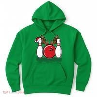 Funny Bowling Christmas Hoodie thumb 0