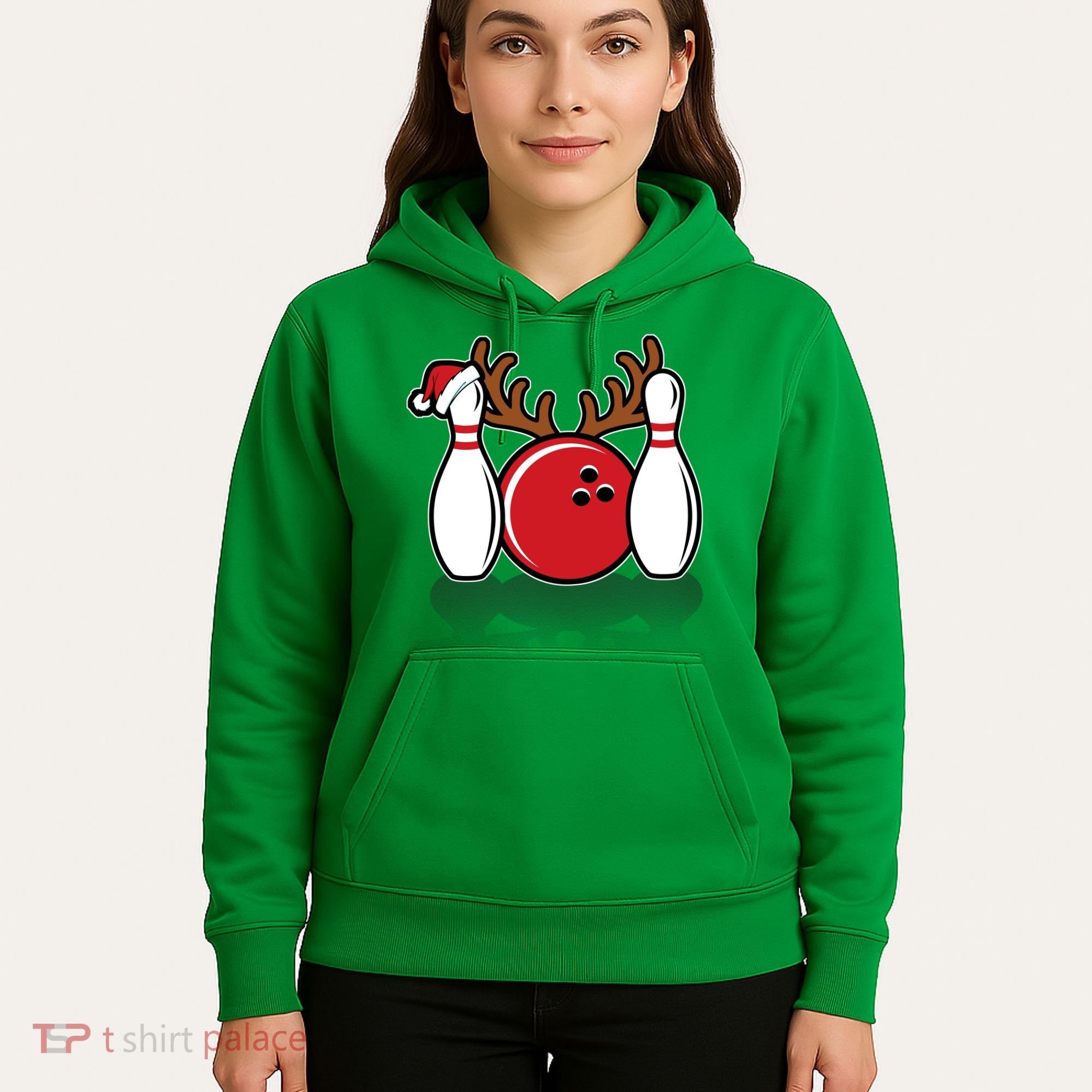 Funny Bowling Christmas Hoodie