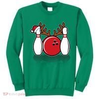 Funny Bowling Christmas Sweatshirt thumb 0