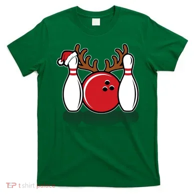 Funny Bowling Christmas T-Shirt