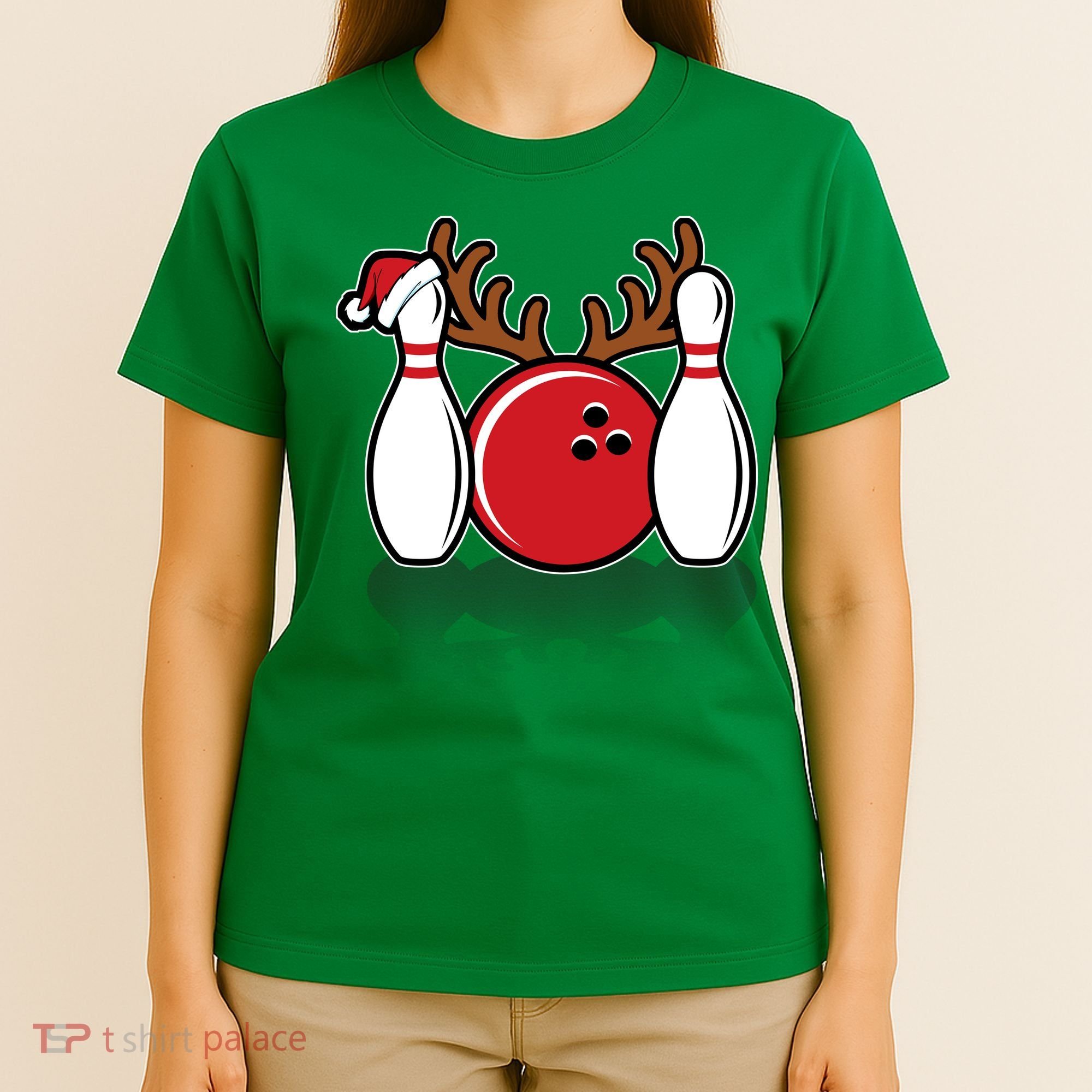 Funny Bowling Christmas T-Shirt