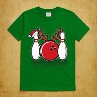 Funny Bowling Christmas T-Shirt thumb 5