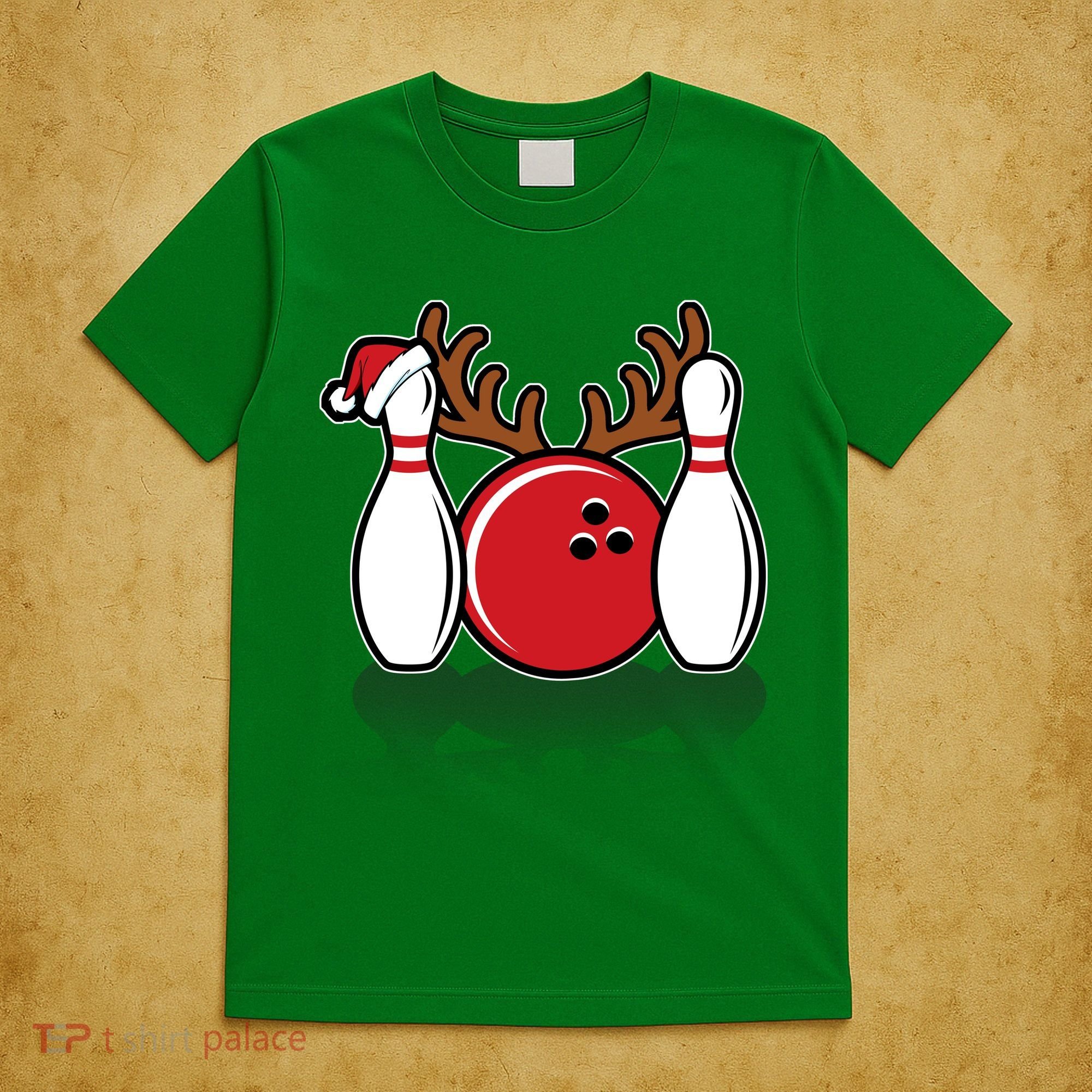 Funny Bowling Christmas T-Shirt