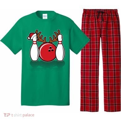 Funny Bowling Christmas Pajama Set