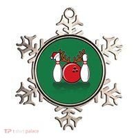 Funny Bowling Christmas Ornament thumb 0