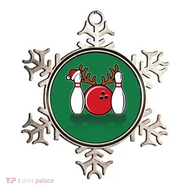 Funny Bowling Christmas Ornament