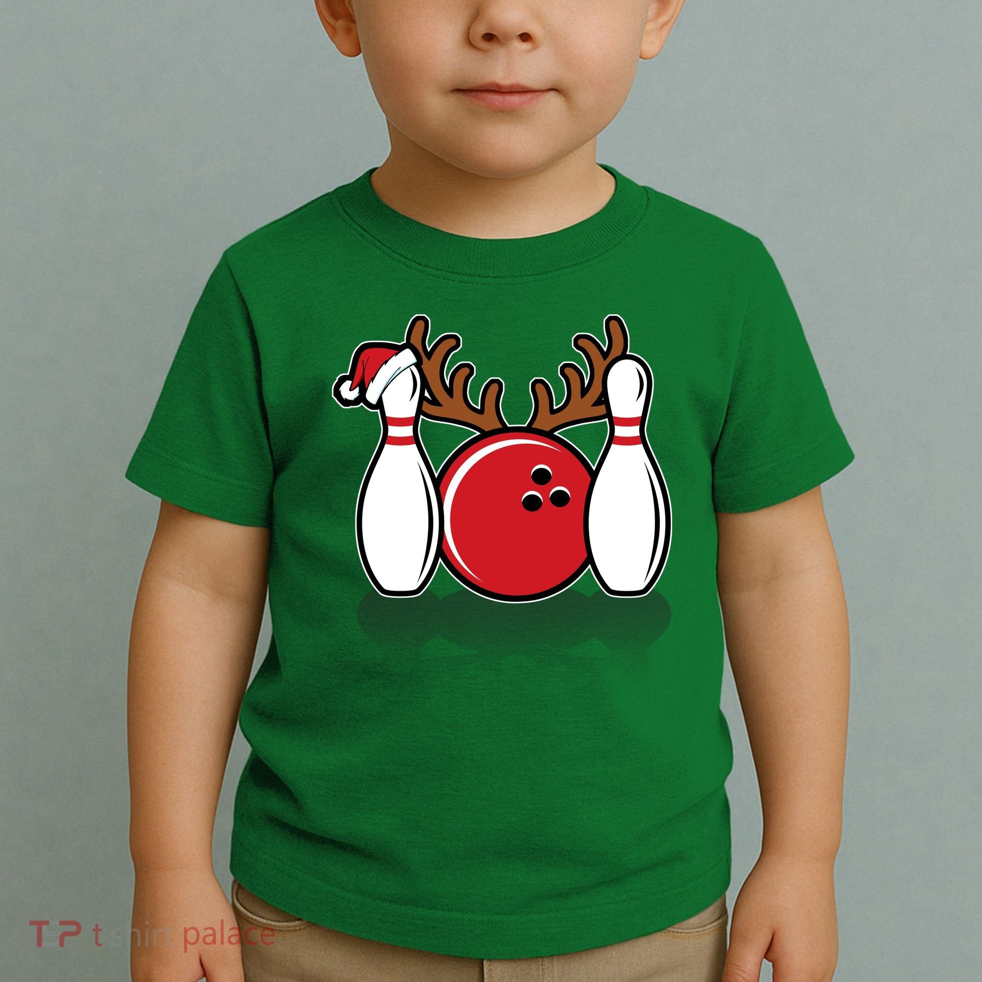 Funny Bowling Christmas Toddler T-Shirt