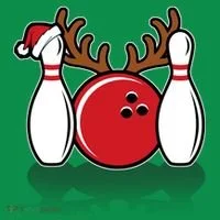 Funny Bowling Christmas Women's Long Sleeve Shirt thumb 2
