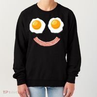 Funny Breakfast Bacon and Eggs Women's Sweatshirt thumb 0